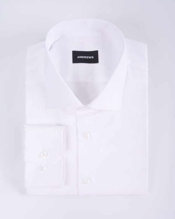 Camisa de Vestir Blanca Oxford