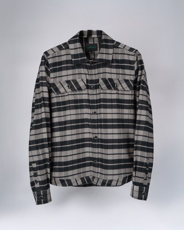 Sobrecamisa con 2 Bolsillos con Tapa - Gris