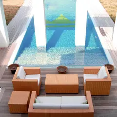 GENERICO - Pepelma Para Piscina Celeste Tricolor 325mmx325mm Por Caja