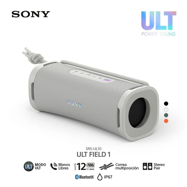Parlante Bluetooth SRS-ULT10 Portátil ULT FIELD 1 Blanco