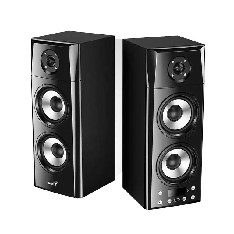 Parlante Sp-Hf2800Bt 2.0 - 60W, Bluetooth, Negro - Sonido Potente Y Conexión Inalám