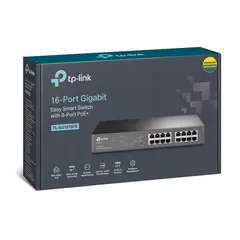 GENERICO - Switch Tp-Link Tl-Sg1016Pe De 16 Puertos Gigabit Poe+ - Administrable, 150W, Ideal Para Mo