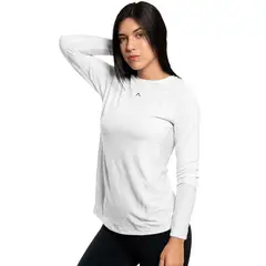 ALPHA FIT - Polo de Compresion deportivo Mujer- Ropa deportiva Mujer Gym running
