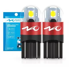 NAOEVO - Luces Led Autos Camionetas T10 W5W 600 Lm 4Unids rojo
