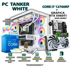 INTEL - Computadora PC Gamer Core i7 12700KF RAM 32GB SSD 1TB GRAFICA RTX 5060TI 8GB
