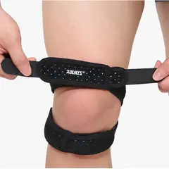 AOLIKES - Menisqueras Deportivas A-7928 Ajustables Negro