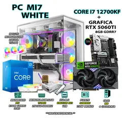 INTEL - Computadora PC Gamer Core i7 12700KF RAM 32GB SSD 1TB GRAFICA RTX 5060TI 8GB