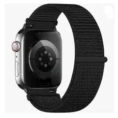 GENERICO - Correa Nylon Clásica para Apple Watch 38mm - NEGRO