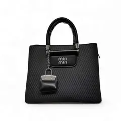 GENERICO - Cartera Para dama Con cierre elegante color negro