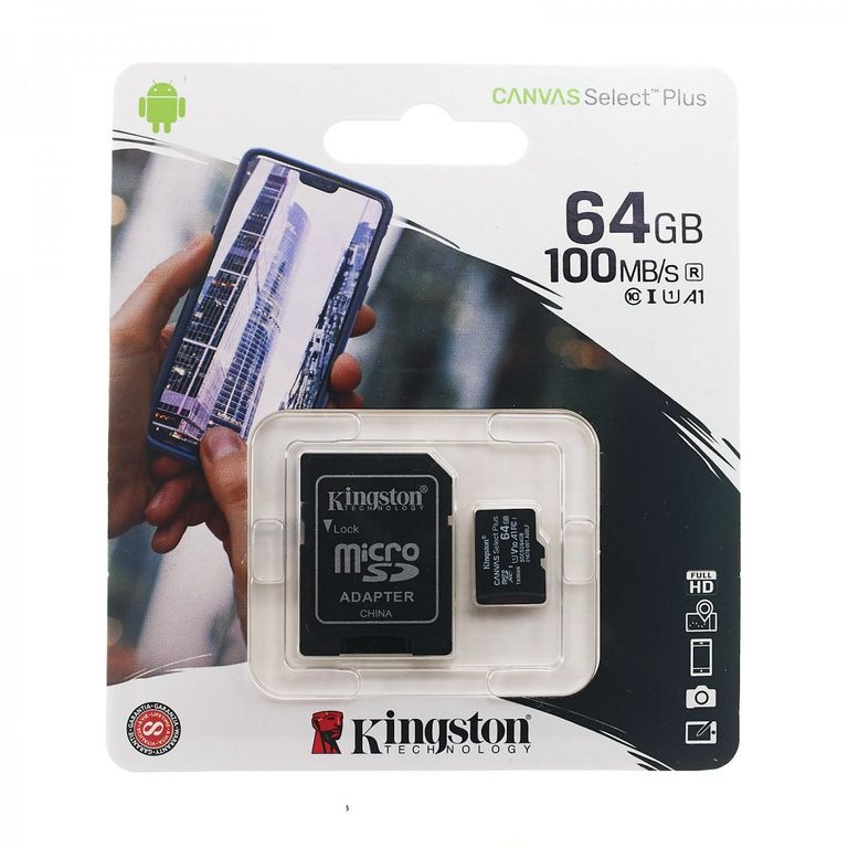 Memoria MicroSD 64 GB Clase 10 Original
