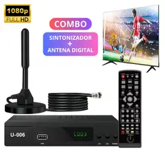 SEISA - Decodificador Sintonizador de Señal + Antena Digital