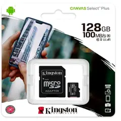 KINGSTON - 128GB MicroSD Rápida Segura y Original
