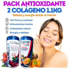 GENERICO - Pack x2 Colágeno Antioxidante Antienvejecimiento Premium 2Kilos 200gr