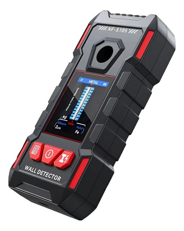 Detector de pared corriente electrica madera metal fierro construcción NF-5105