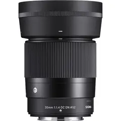 SIGMA - 30mm f14 DC DN Contemporary Lente FUJIFILM X - Negro