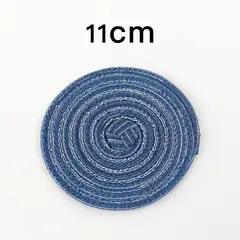 PUREPOWER - Set 8 individuales redondos tejidos 11cm