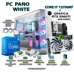 INTEL - Computadora PC Gamer Core i7 12700KF RAM 32GB SSD 1TB GRAFICA RTX 5060TI 8GB