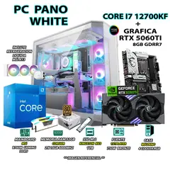 INTEL - Computadora PC Gamer Core i7 12700KF RAM 32GB SSD 1TB GRAFICA RTX 5060TI 8GB