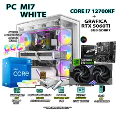 INTEL - Computadora PC Gamer Core i7 12700KF RAM 32GB SSD 1TB GRAFICA RTX 5060TI 8GB