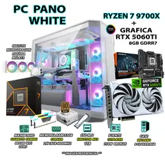 AMD - Computadora PC GAMER RYZEN 7 9700X RAM 32GB DDR5 SSD 1TB GRAFICA RTX 5060TI 8GB