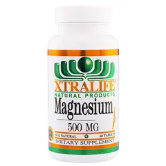 XTRALIFE NATURAL PRODUCTS - Magnesio - 60 Tabletas