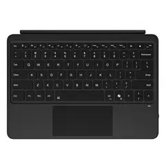 RENVMEXY - Teclado Surface Pro 12 con Touch y Luz RGB - Bluetooth 5.2 Negro