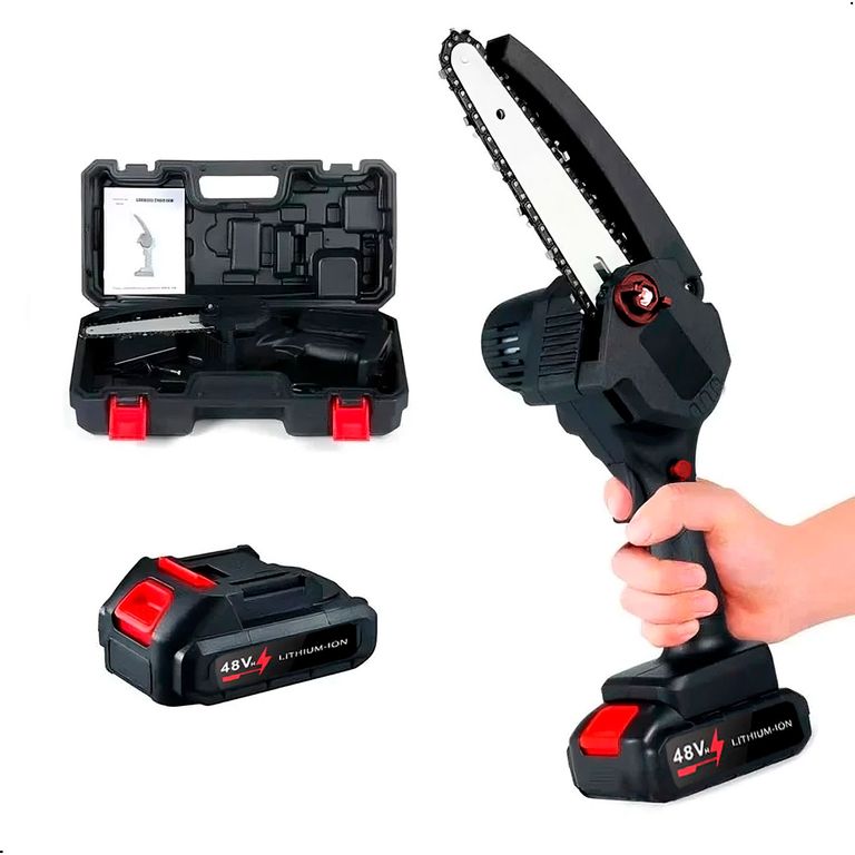 Minisierra Cadena Portatil Inalambrica Bateria 48v