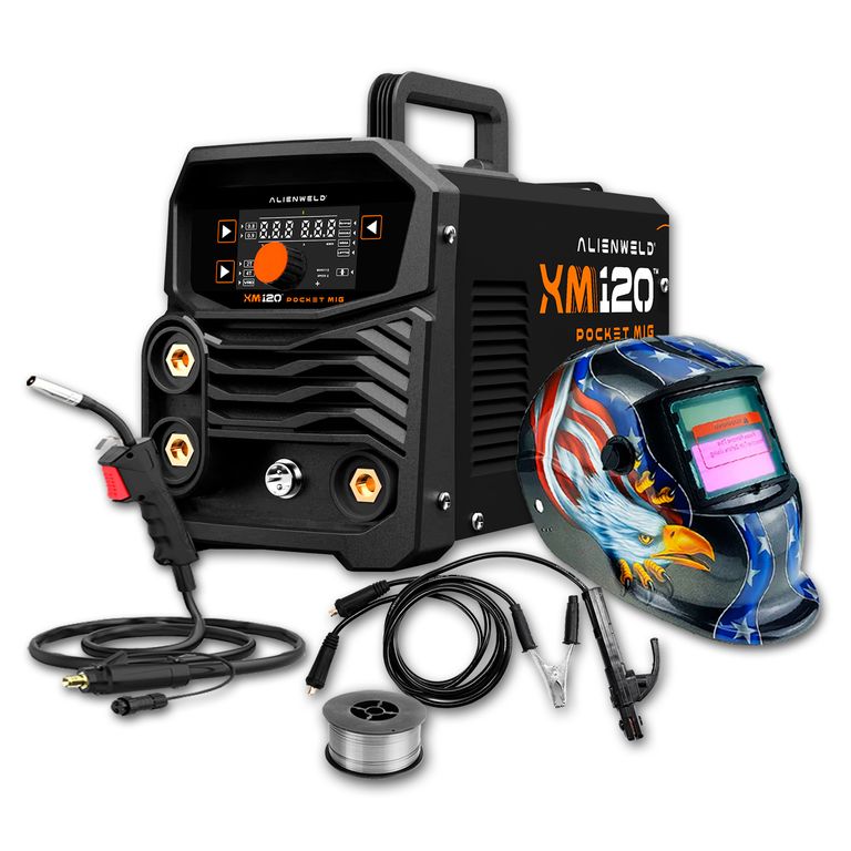 Soldadora Inversora Mig Flux 120A + Máscara Fotosensible