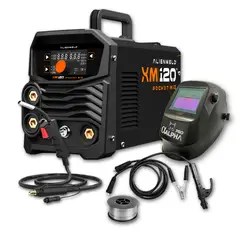 ALIENWELD - Soldadora Inversora Mig Flux 120A + Máscara Fotosensible