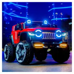 GENERICO - Super Carro 4x4 Grande Electrónico para Niños Color Rojo