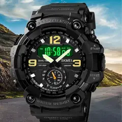 SKMEI - Reloj 1637 Digital Analogico Negro.