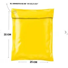 GENERICO - Bolsas Envios E-commerce Autosellables Ventas 25x35cm 50unA