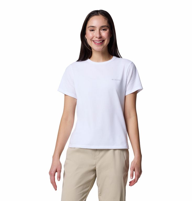 Polo Mujer Sun Trek Blanco