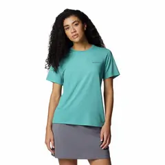 COLUMBIA - Polo Mujer Wild Springs™ Celeste