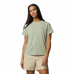 COLUMBIA - Polo Mujer Sun Trek Verde