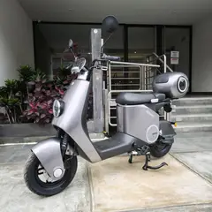 GENERICO - BICIMOTO ELECTRICA LITIO EXTRAIBLE INNO9 GRIS MARCA LUYUAN