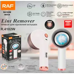 RAFF - Removedor Quita Pelusas Ropa Eléctrico Portátil RAF R4102W