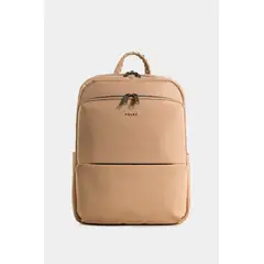 VELEZ - Vélez Mochila Ryn Nylon Mujer Manija Trenzada Arena