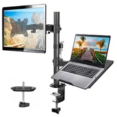 SEISA - Rack Soporte 2 en 1 ZJ-para Monitor y Laptop 13-32 con Brazo