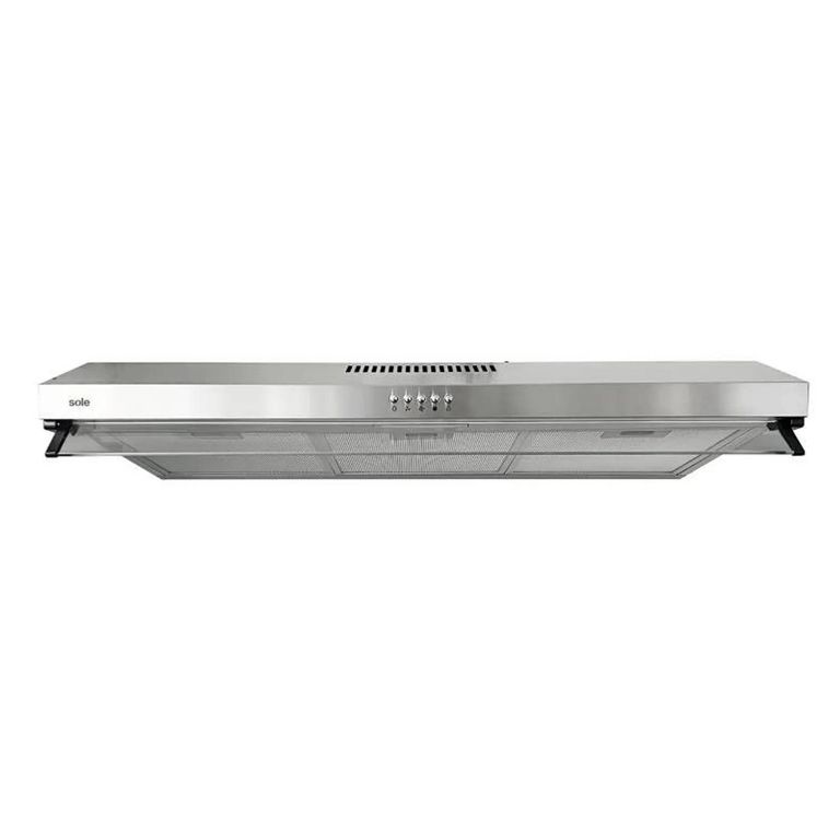 Campana Extractora Acero Inoxidable, 90Cm, 2 Motores, Sole TURE17CO