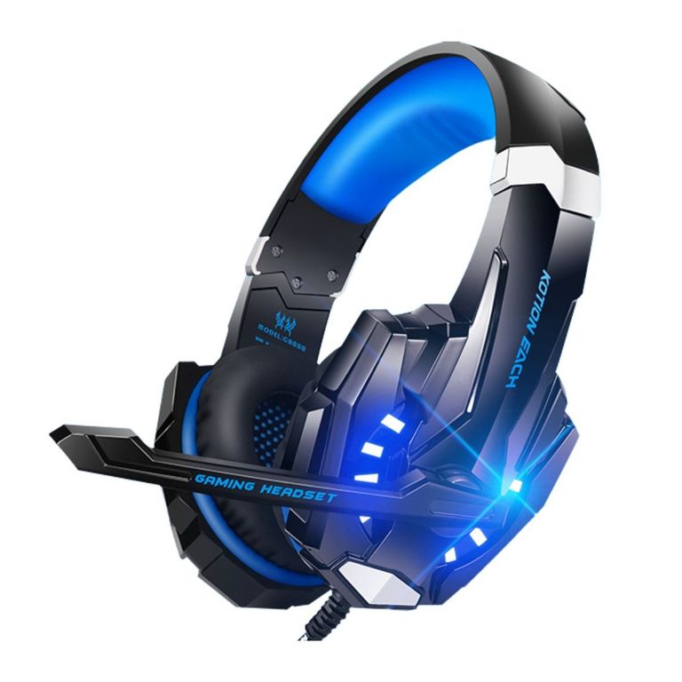 Auriculares Estéreo G9000 Gamer con Micrófono Azul