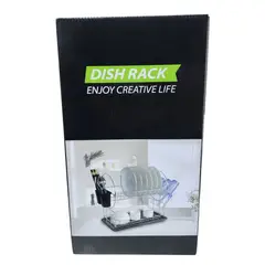 GENERICO - Rack Escurridor de Platos con Bandeja Antigoteo