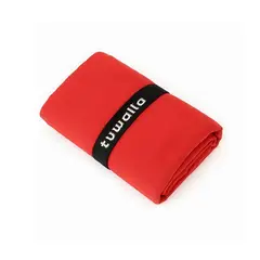 TUWALLA - Toalla de Microfibra L 80x130cm Rojo