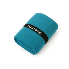 TUWALLA - Toalla de Microfibra L 80x130cm Turquesa