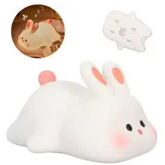 ELMEJORPRECIO - Lámpara Led Táctil con Diseño Tierno de Conejo