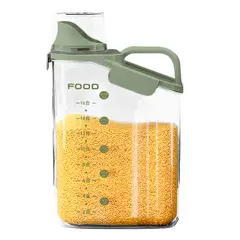 KELLER - Dispensador Hermético de Cereales 2500 ML con Tapa Dosificadora VD F15