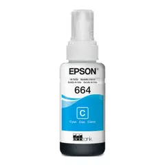 EPSON - Botella Tinta T664220 Cian