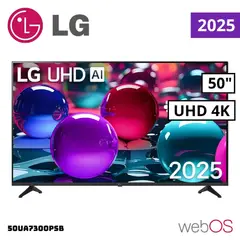 LG - Televisor 50” 4K UHD LED AI ThinQ 2025 (50UA7300PSB)
