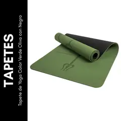 GENERICO - Tapete de Yoga Color Verde Oliva segun stock