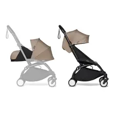 STOKKE - COCHE YOYO³ COMPLETO CHASIS NEGRO NEWBORN